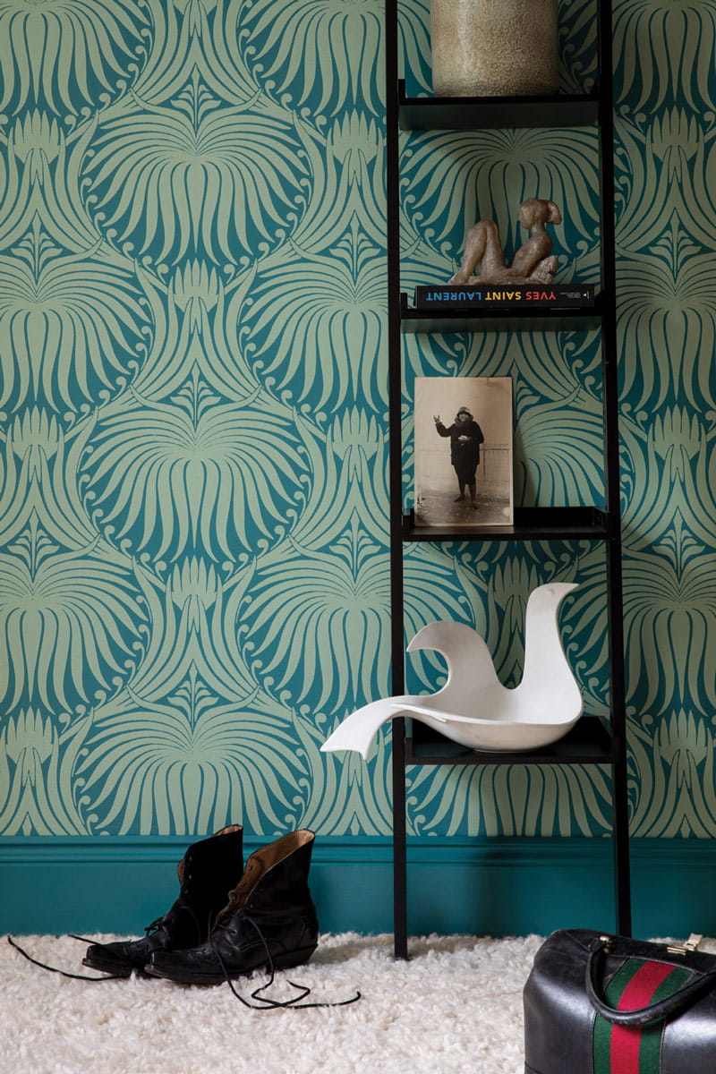 Tapete Lotus - Vardo/ Breakfast Room Green