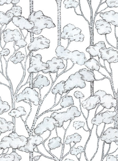 Wandbild Animal Tree - White