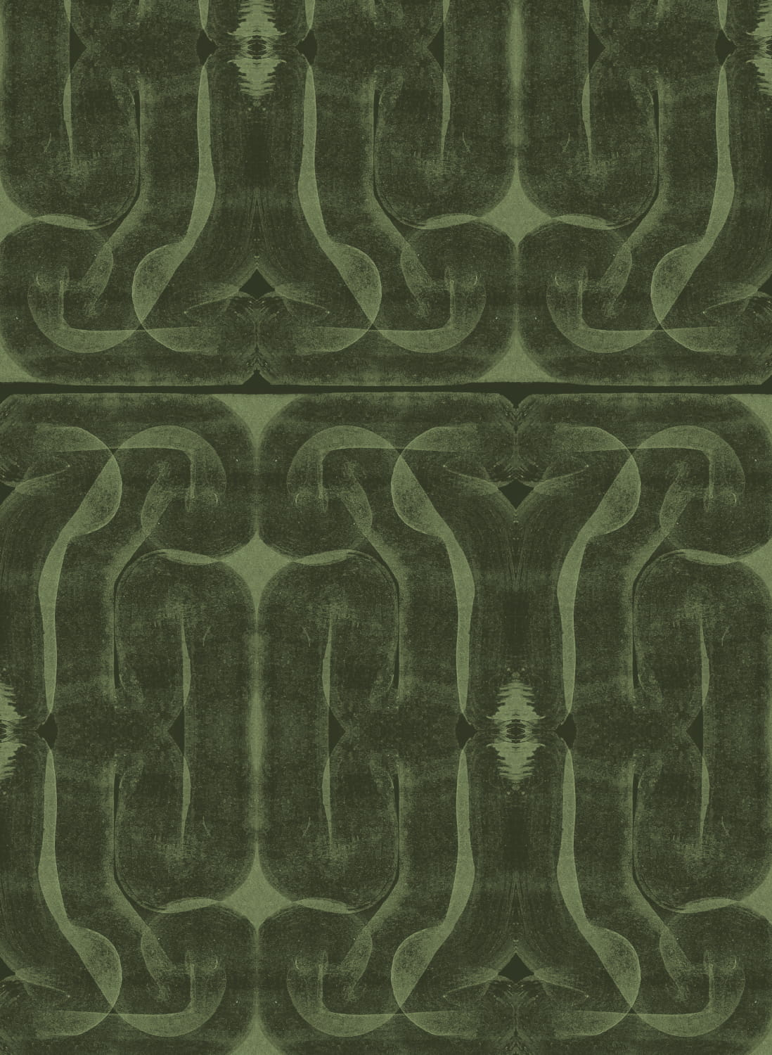 Tapete Infinity Strokes - green