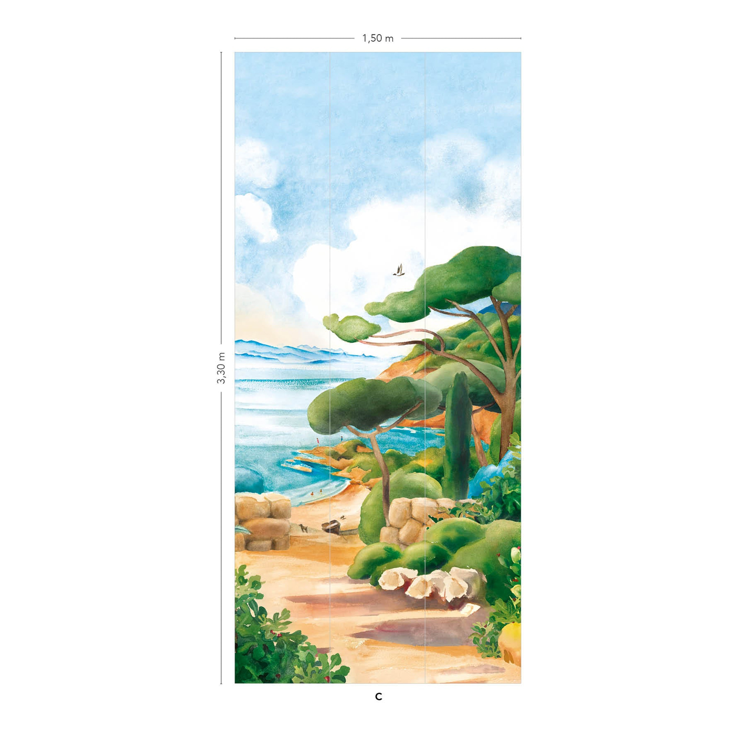 Wallpaper Cap Corse - Panel C