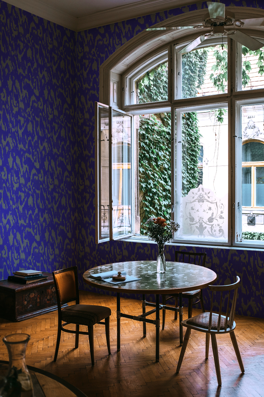Tapete Moire Screen - Blue