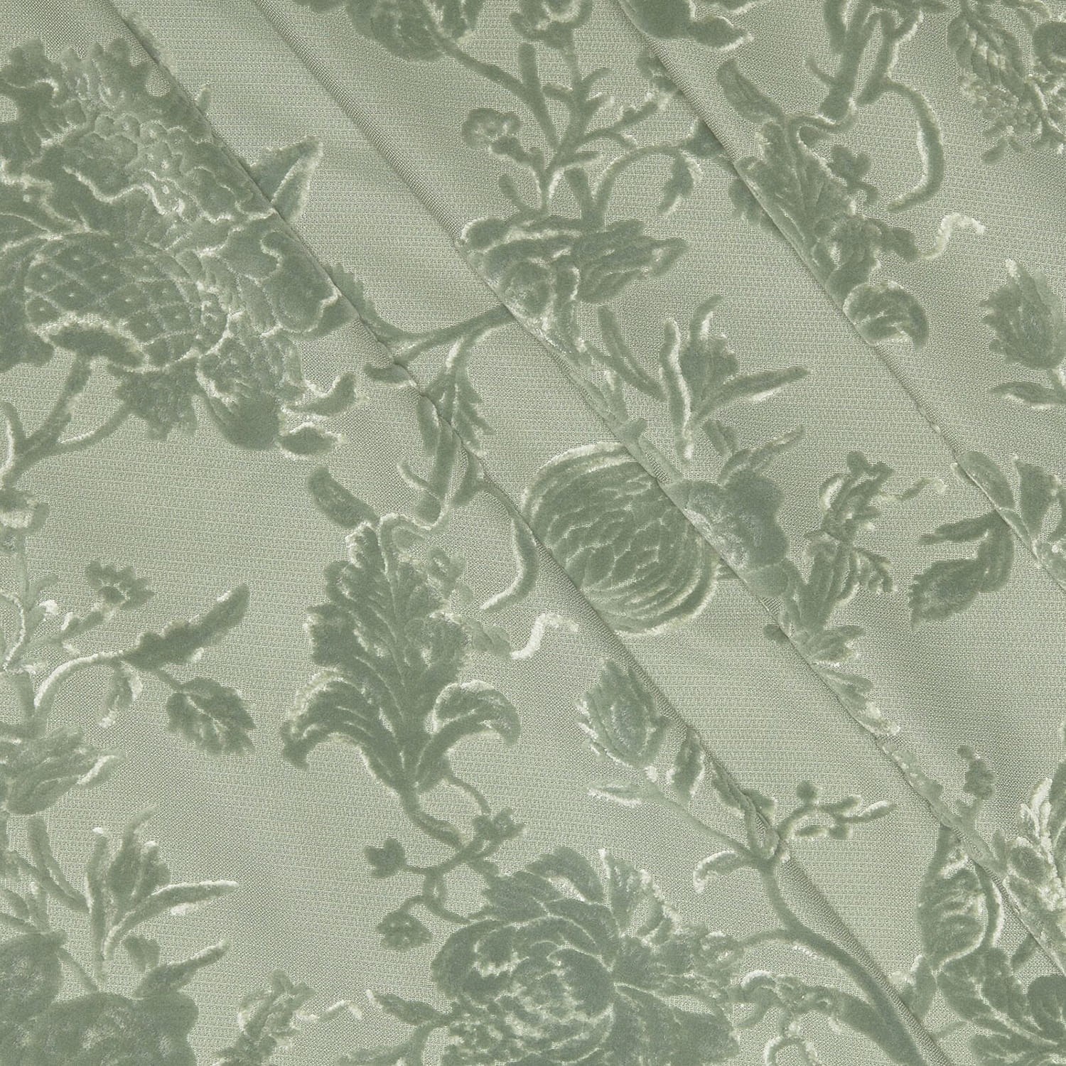 Tissu Artemis - Cut Velvet - Eucalyptus