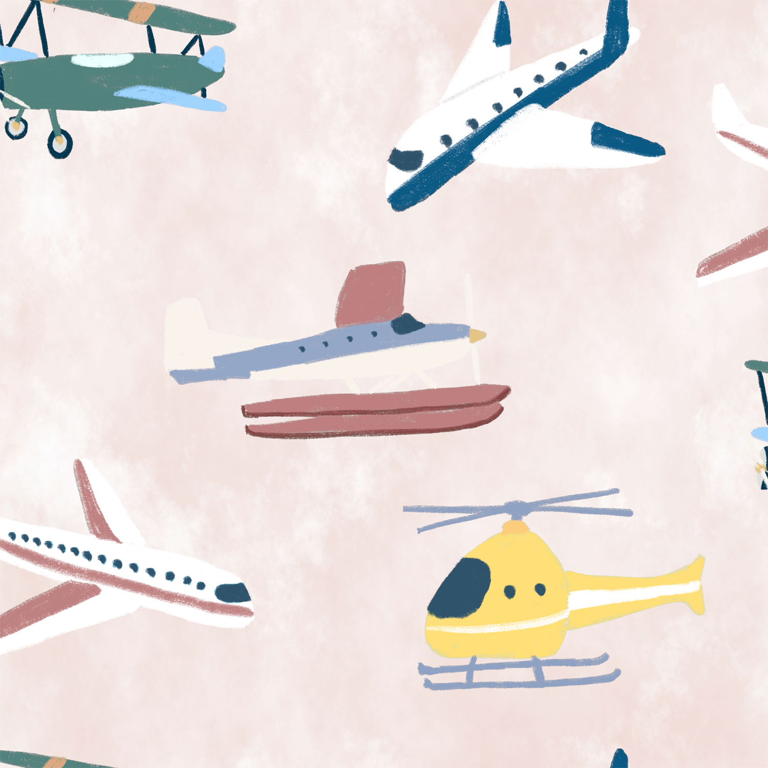 Tapete Draft Planes - Sunrise