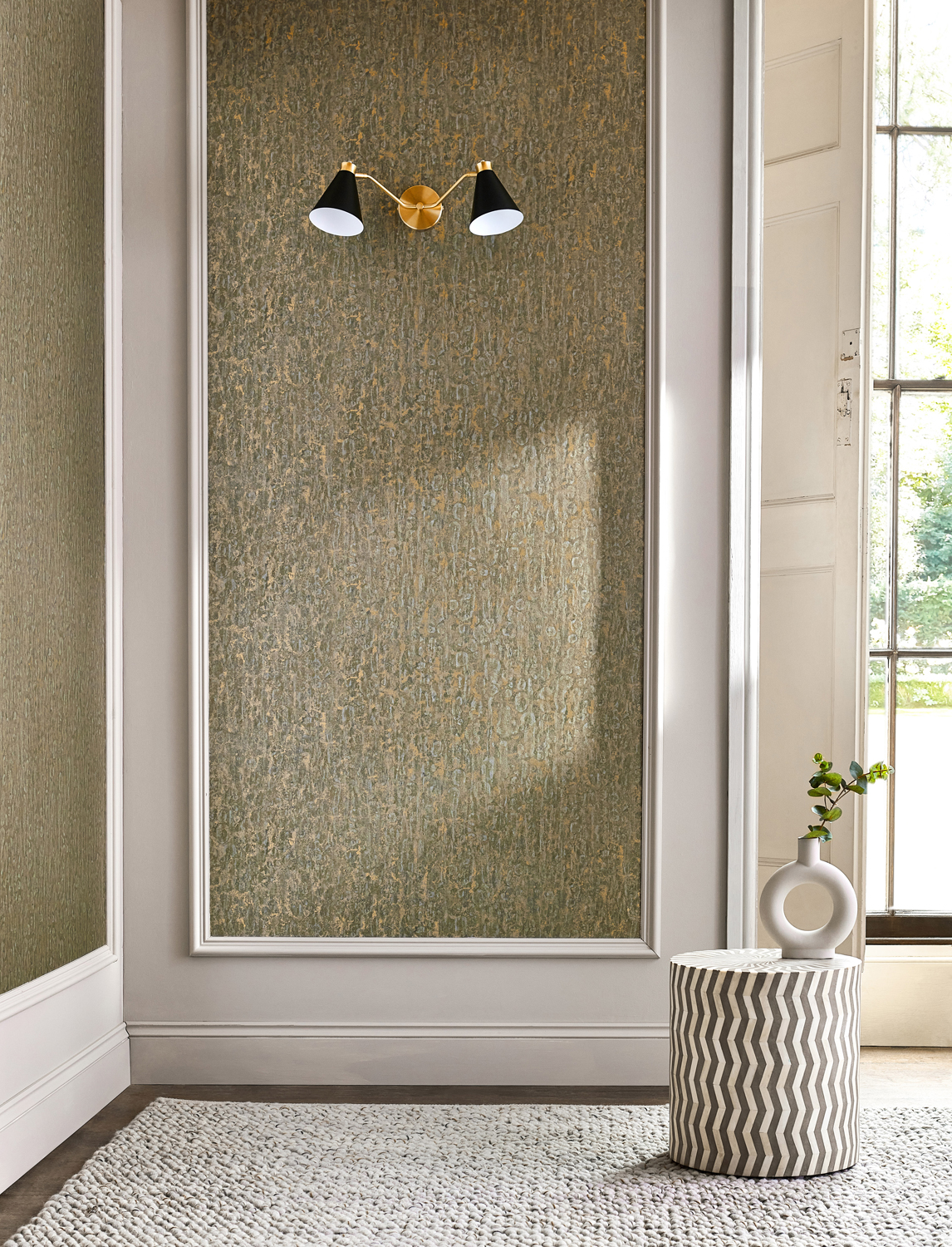 Tapete Moresque Glaze - Antique Bronze