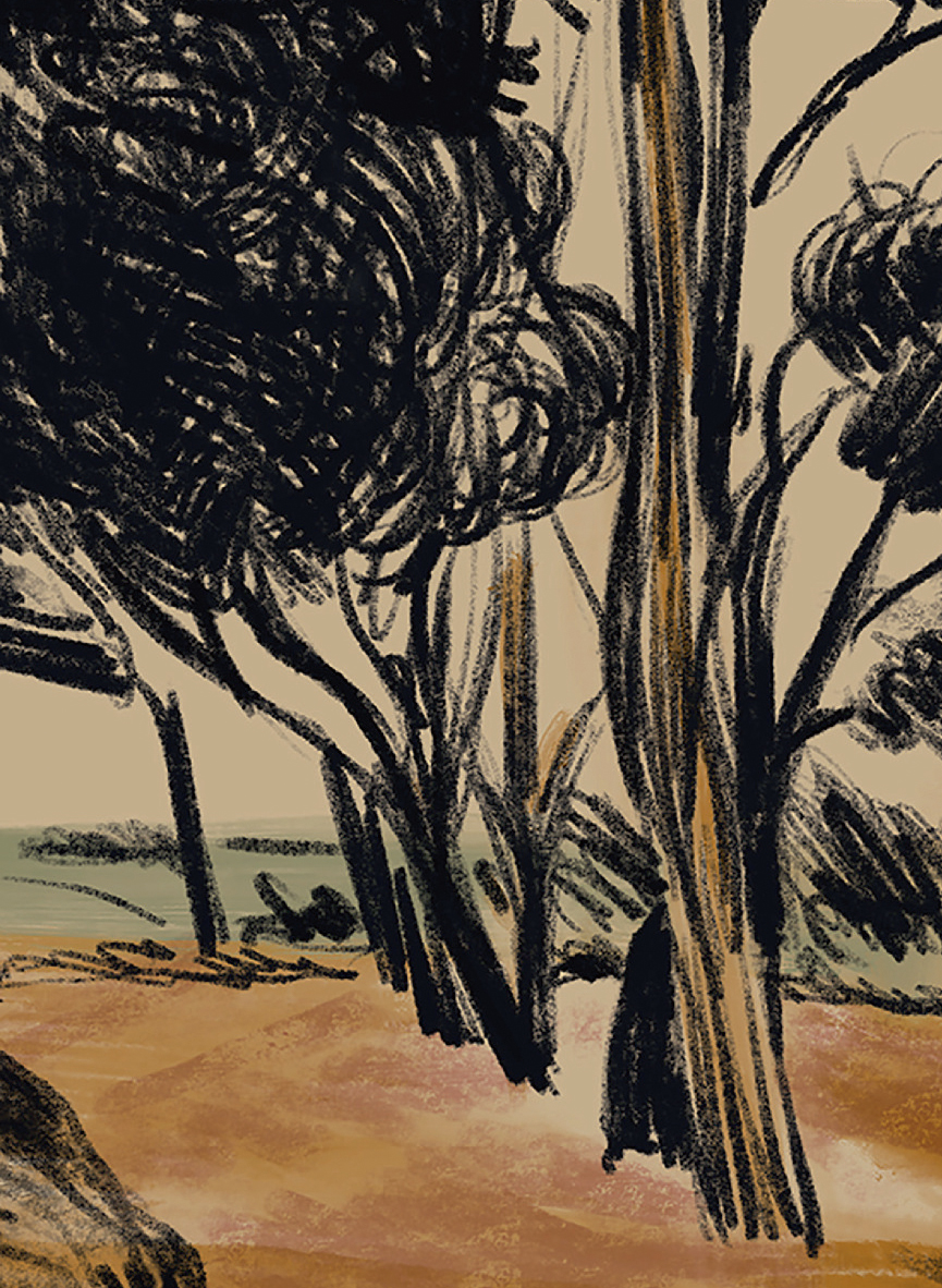 Wandbild Hors Saison - Panel 1