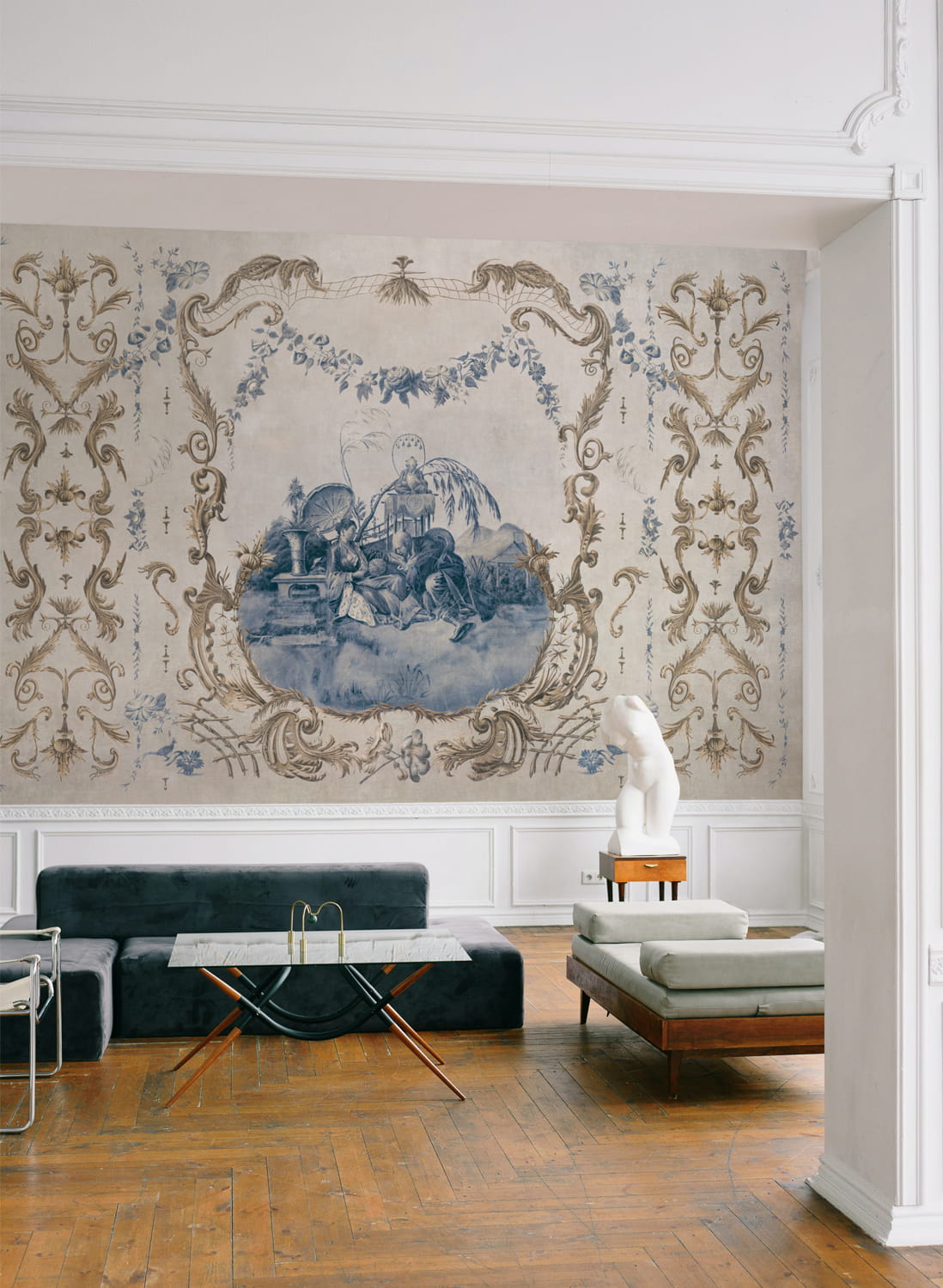 Wandbild Ming Portrait - Sapphire