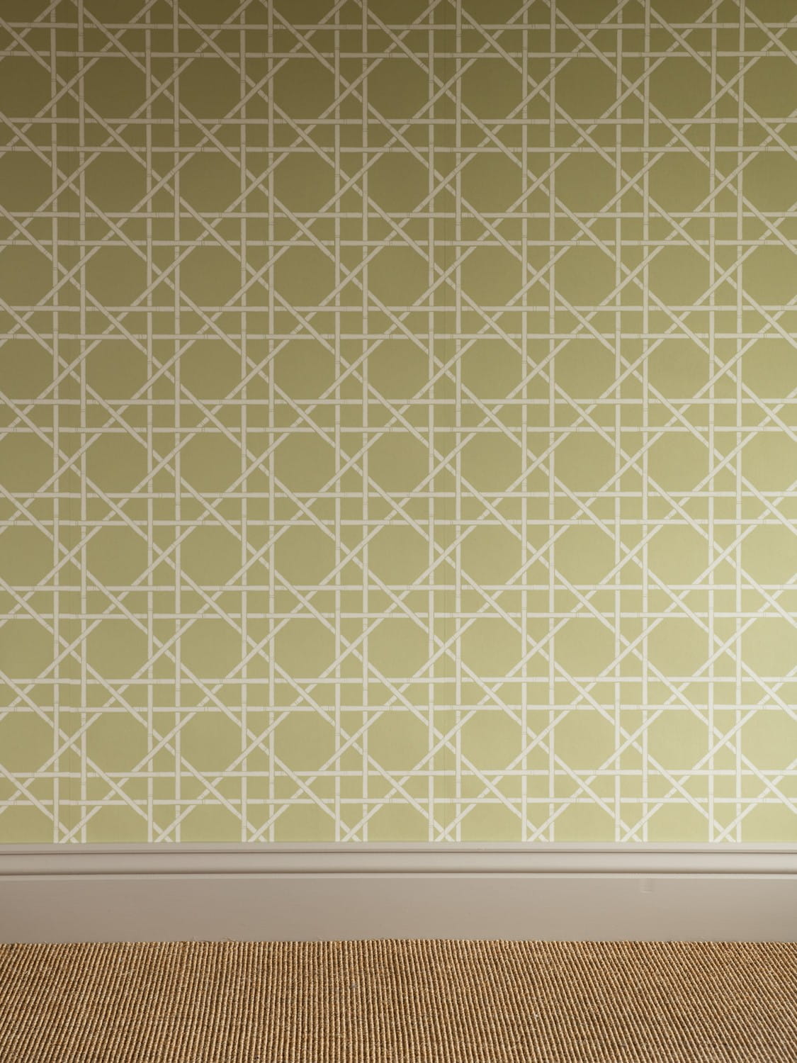 Wallpaper Trellis - Dusty Lemon