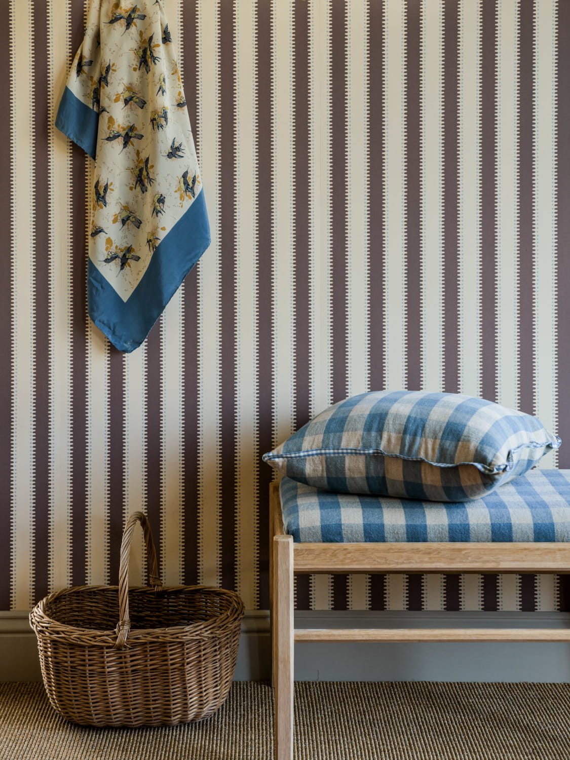 Tapete Jagged Stripe - Marron