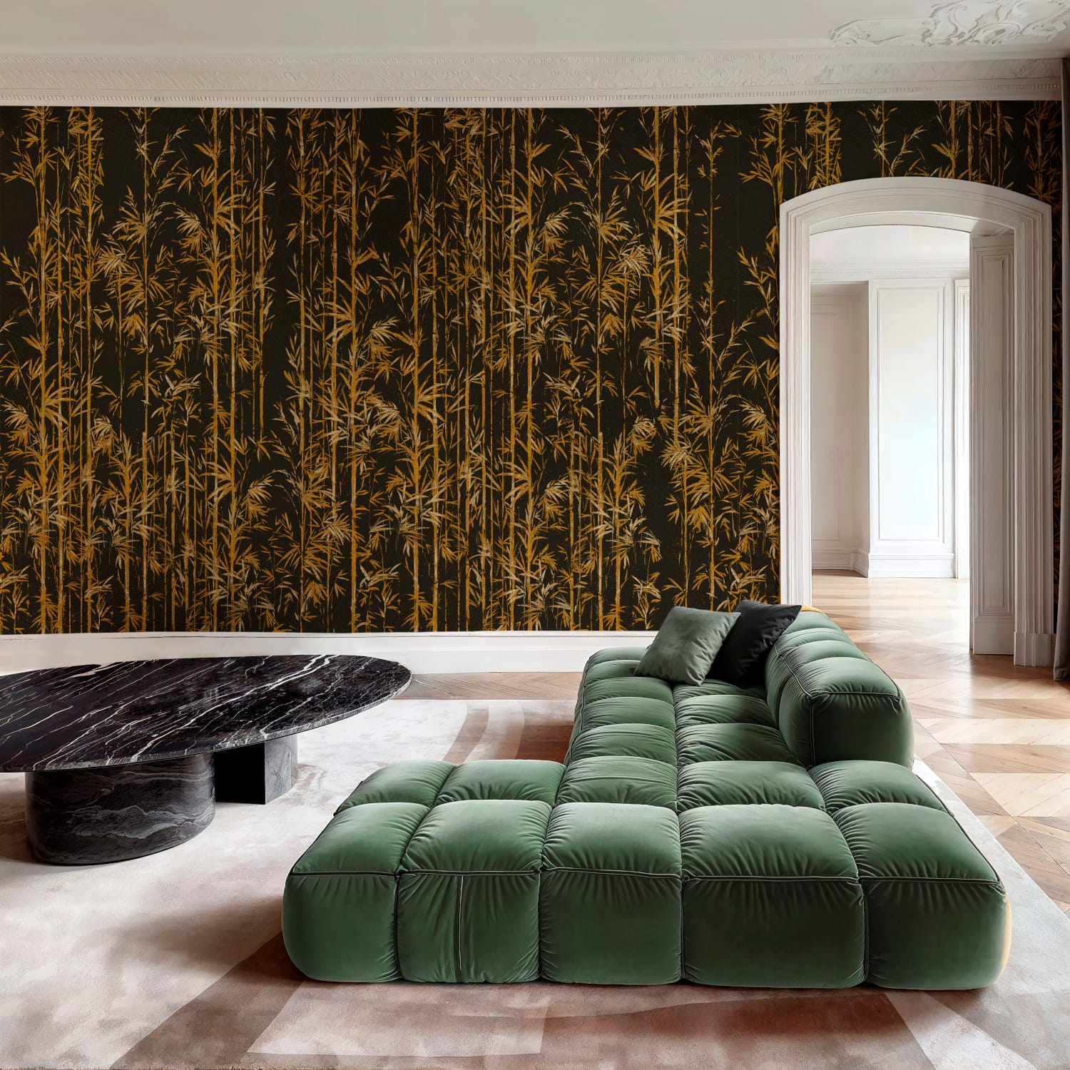 Wandbild Seijaku - Gold