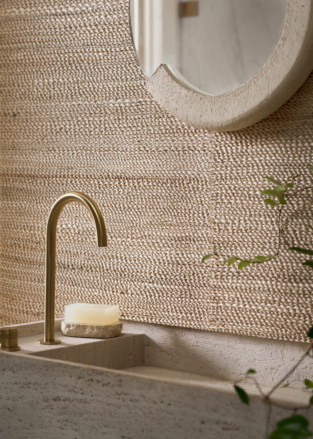 Tapete Abaca Tressé - Sable