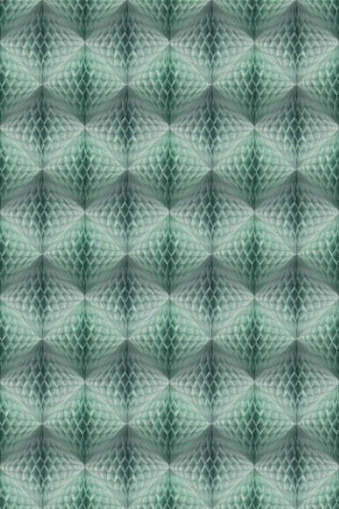 Wandbild Pom Pom - Mint
