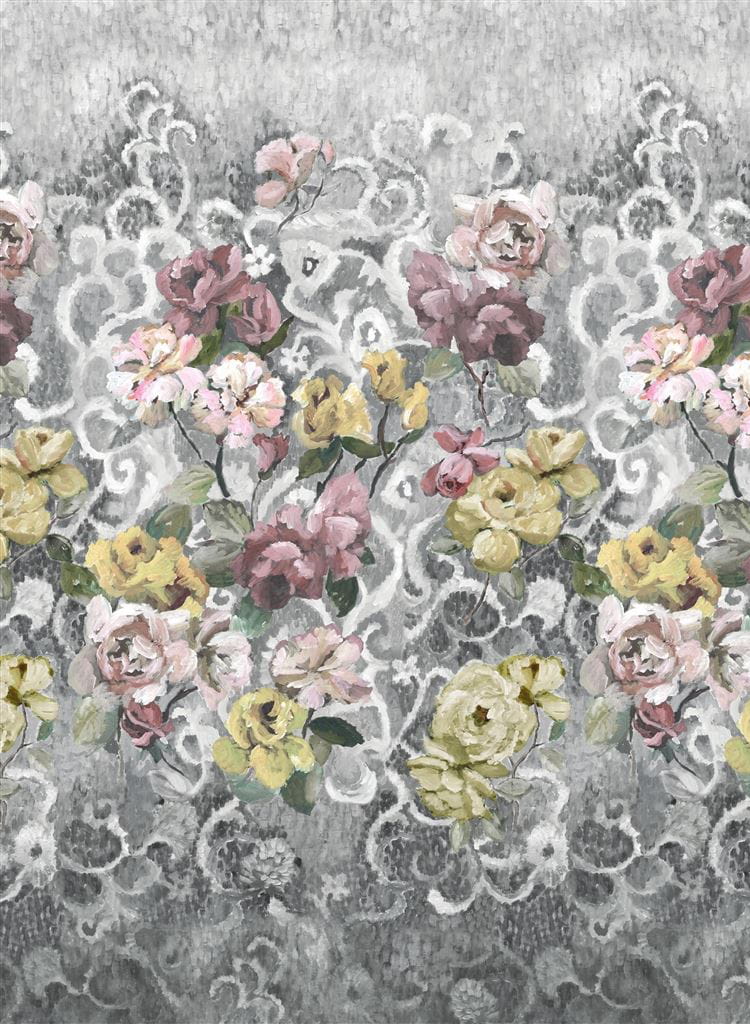 Tapete Tapestry Flower - Platinum