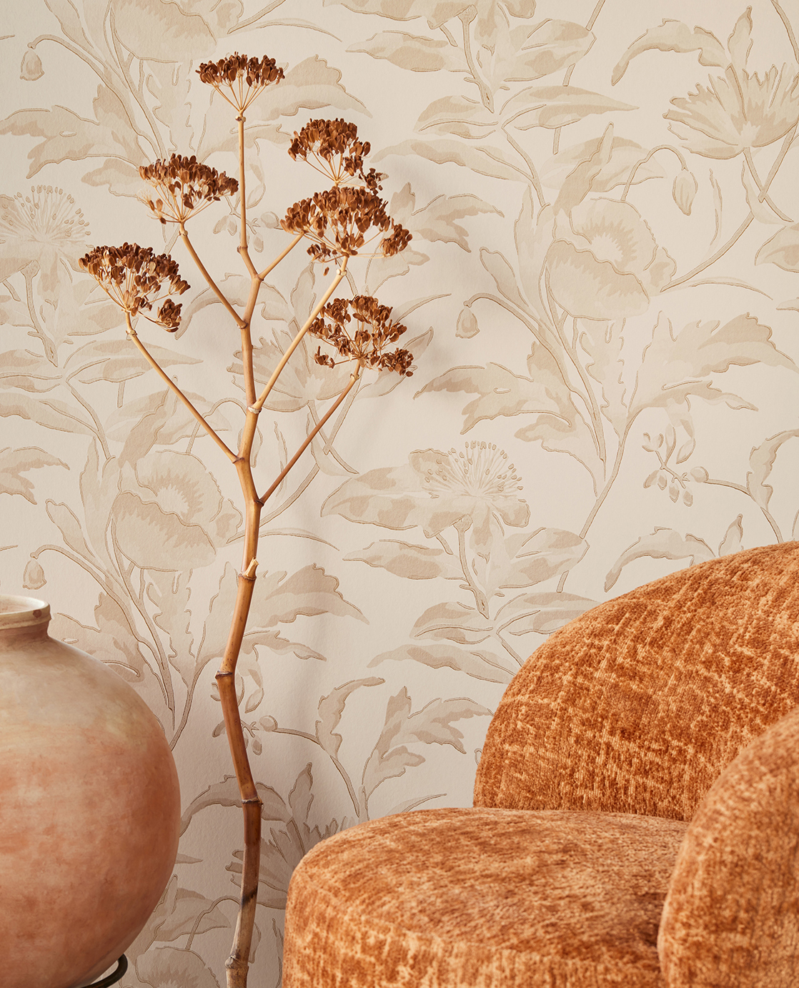Tapete Fiori Ombre - 340131