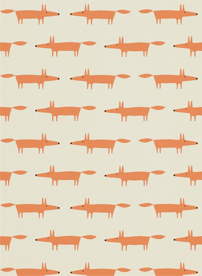 Tapete Little Fox - Ginger