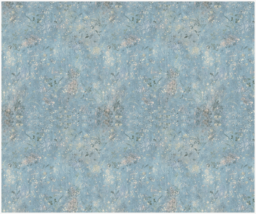 Wandbild Juni - Light Blue