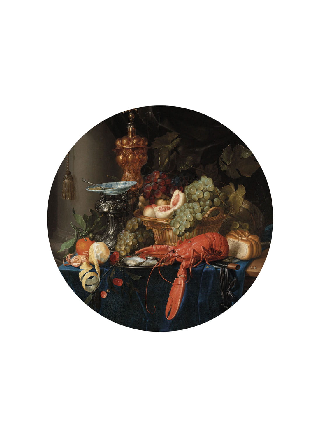 Wandbild Lobster Circle - S - 1.425m