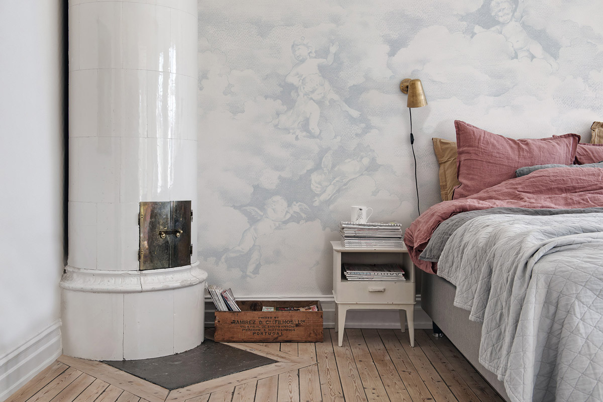 Wandbild Chubby Cherubs - Blue