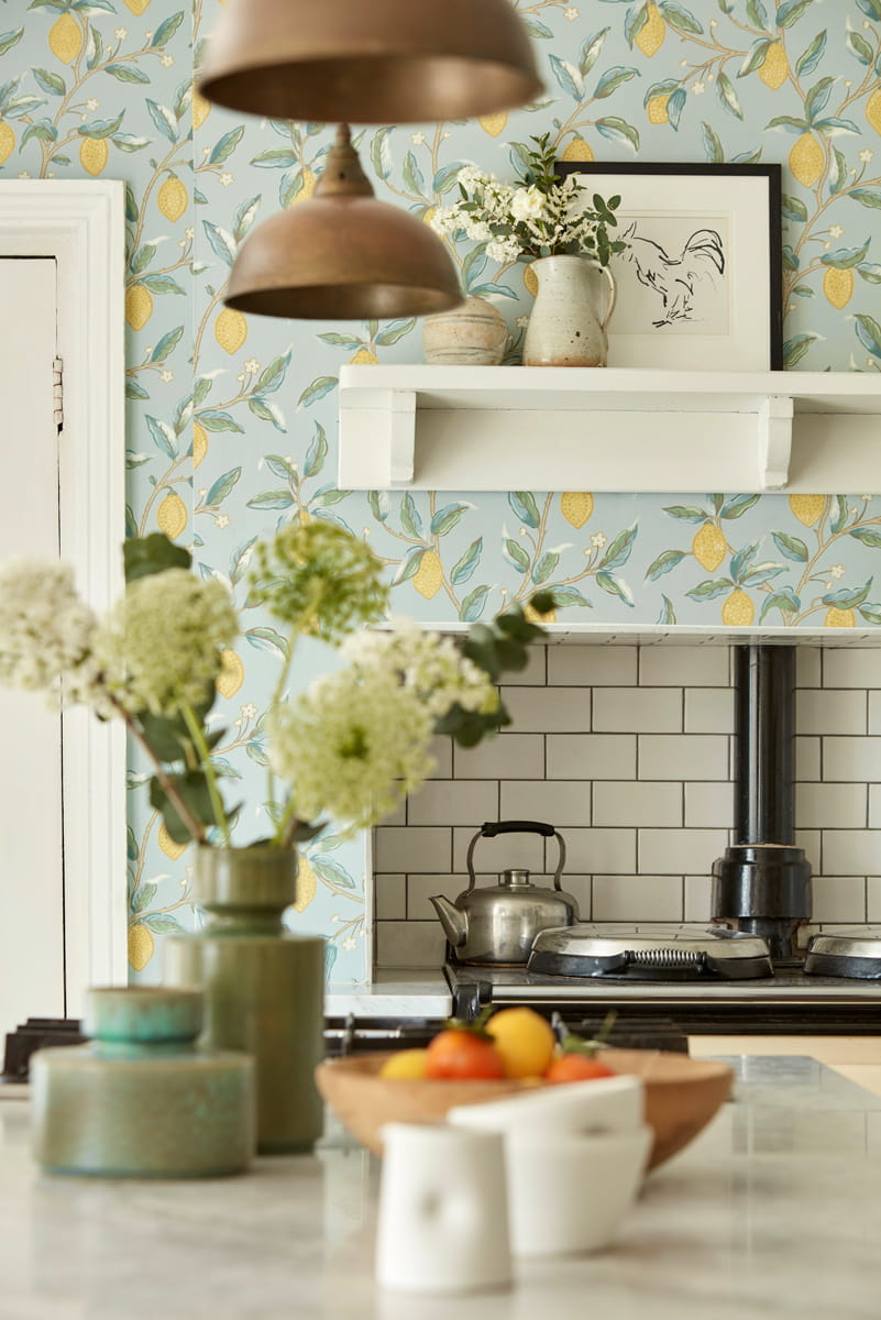 Tapete Lemon Tree - Wedgwood