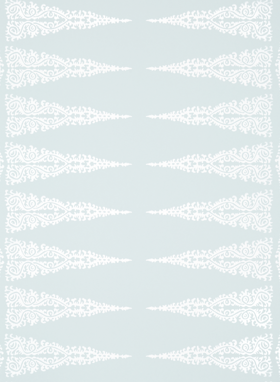 Tapete Ellery Stripe - White on Soft Blue