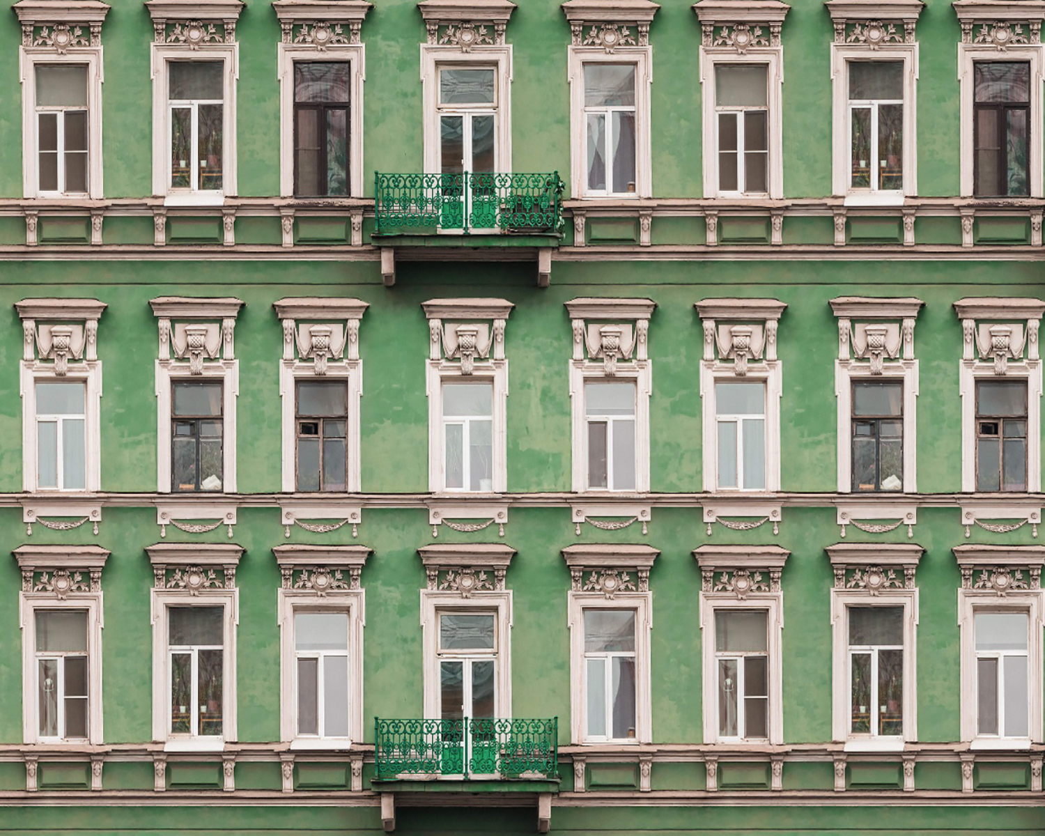 Wandbild Strada - Verde