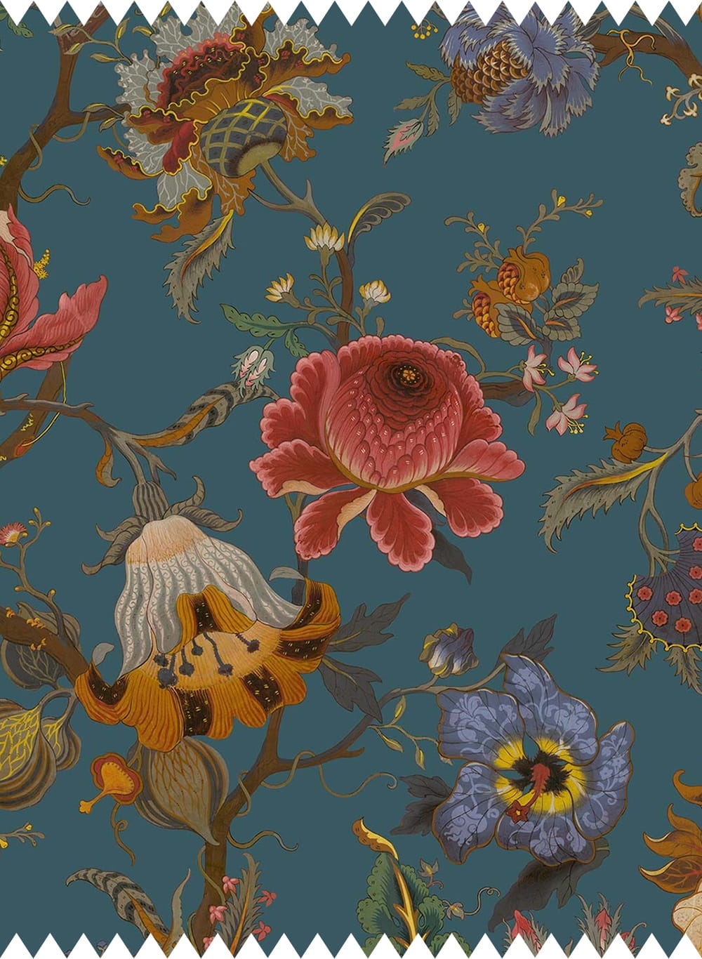 Tissu Artemis - Velvet - Petrol