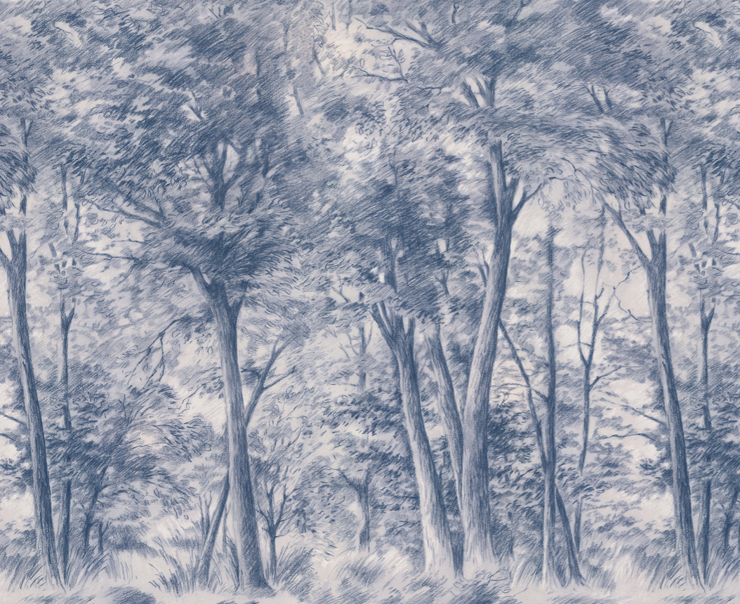 Wandbild Sketch of Trees - 9633W