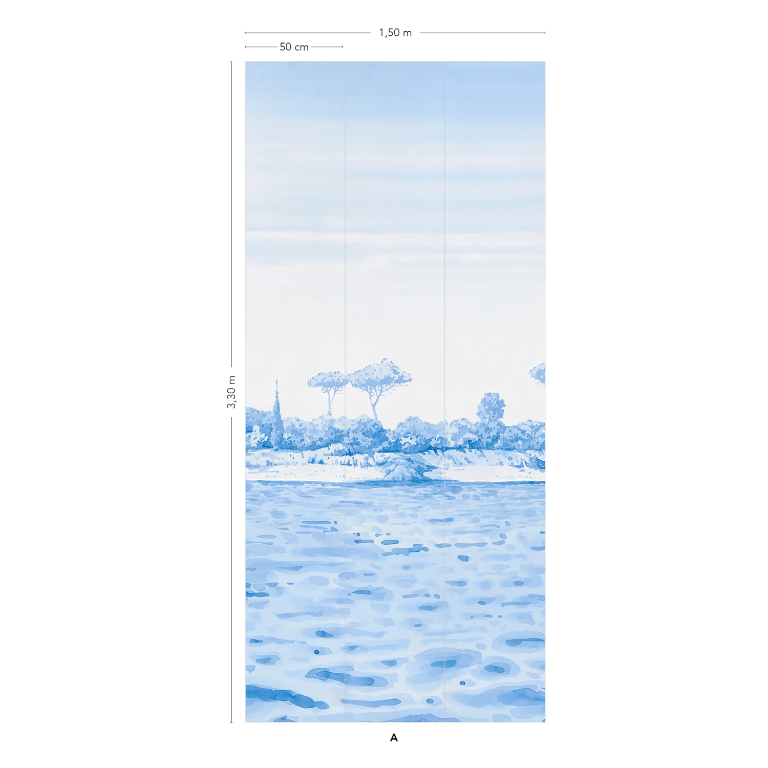 Wandbild Rivage Original - Panel 1