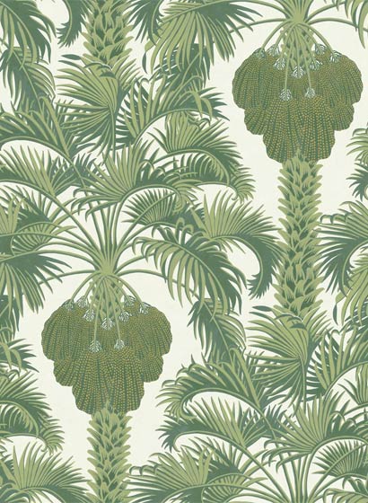 Tapete Hollywood Palm - Leaf Green