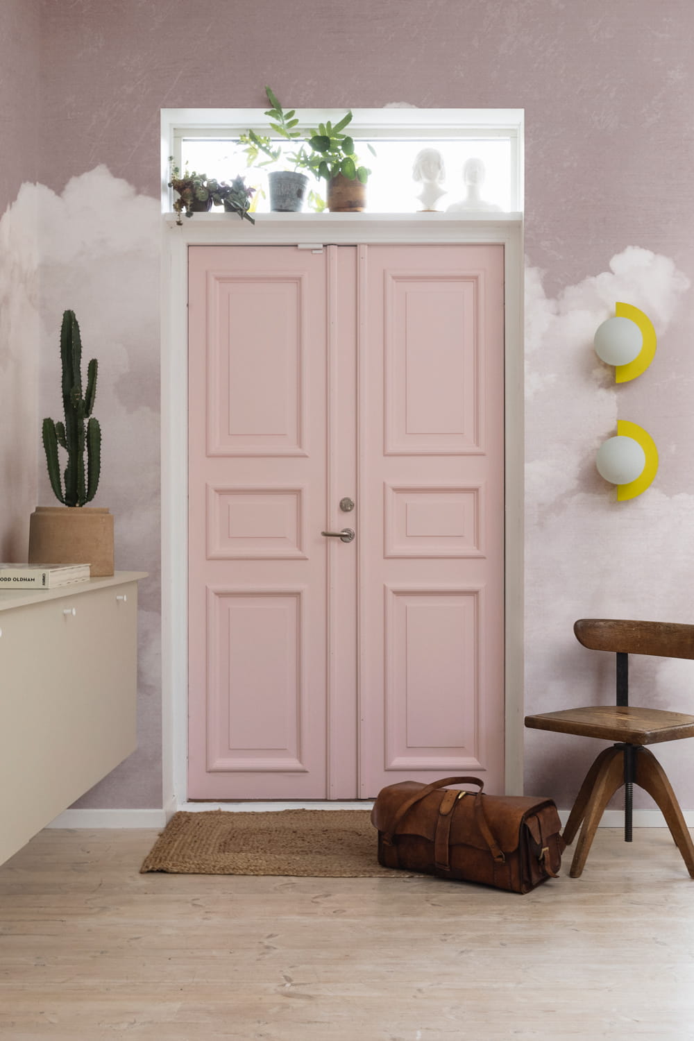 Wandbild Cuddle Clouds - Pink