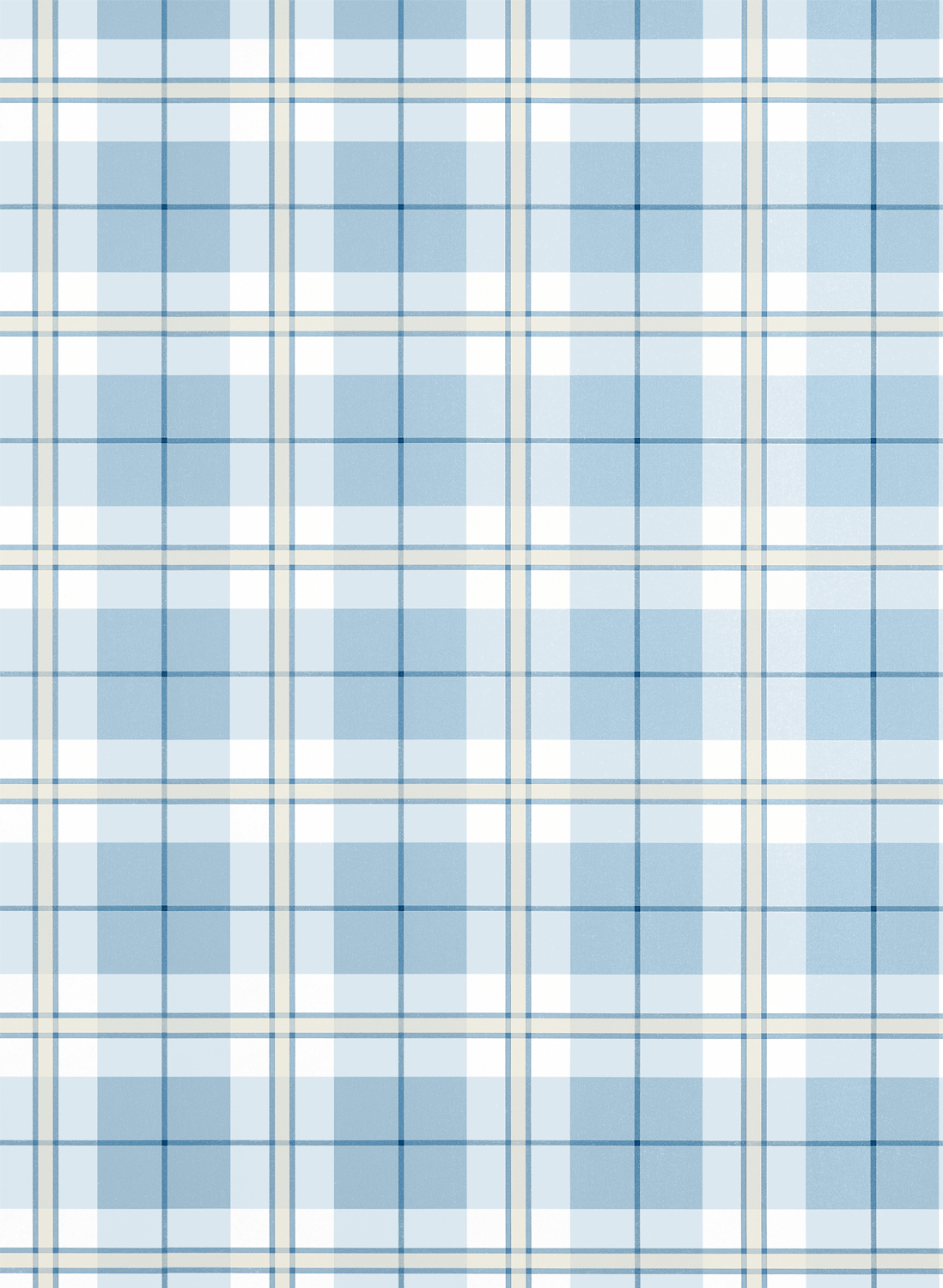 Tapete Douglas Plaid - Light Blue