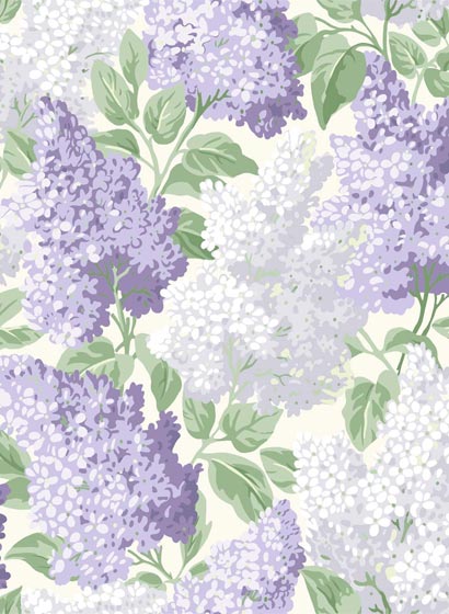 Tapete Lilac - Purple & White