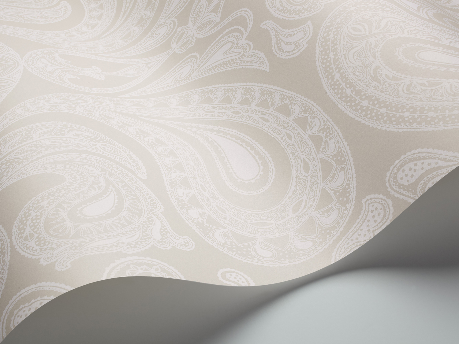 Tapete Malabar - White on Linen