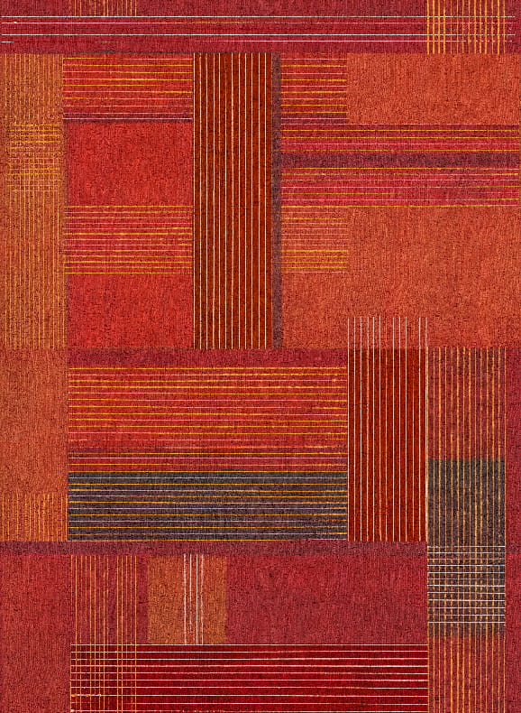 Wandbild Bonn - Red Panel 1