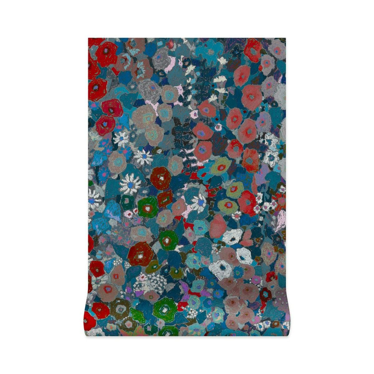 Tapete Hollyhocks - Winter