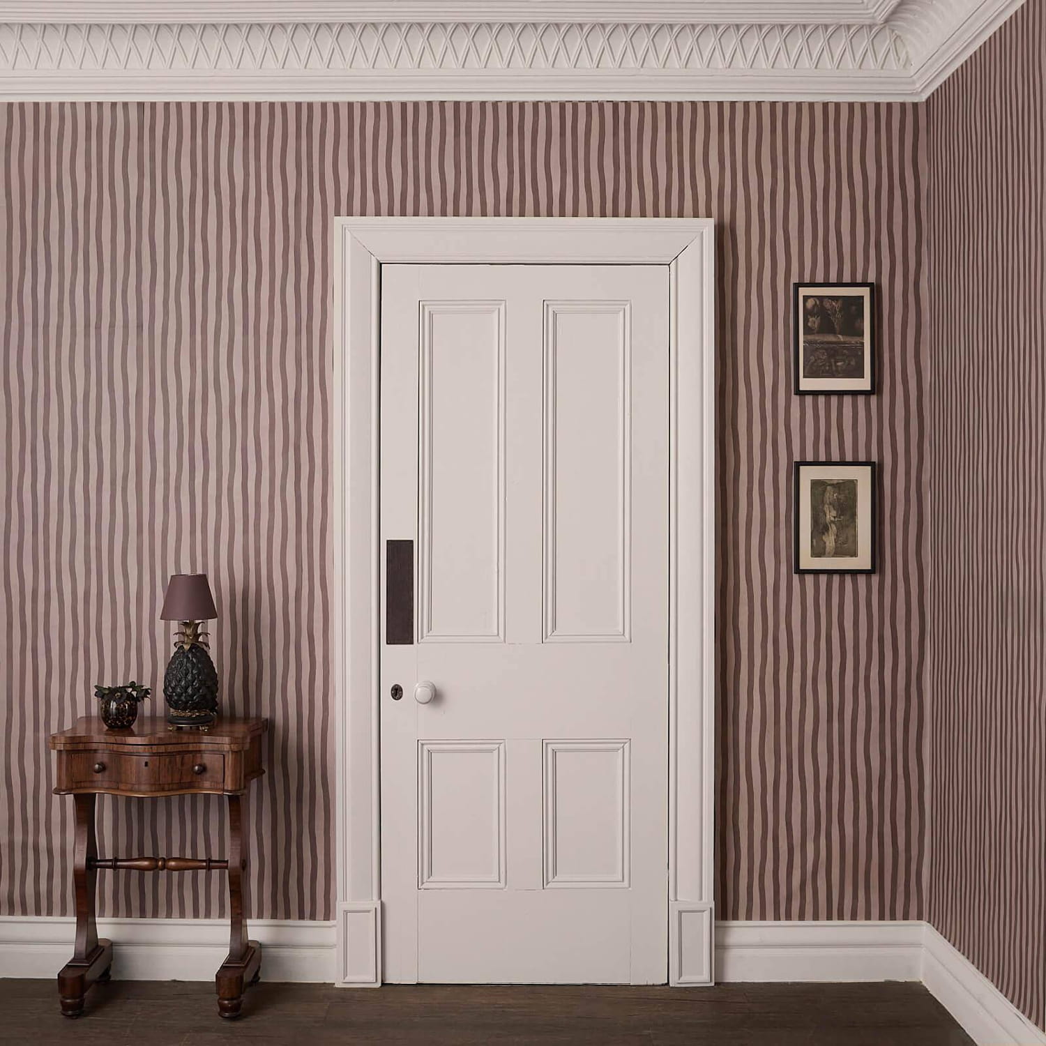Papier peint Artists Stripe - Cocoa