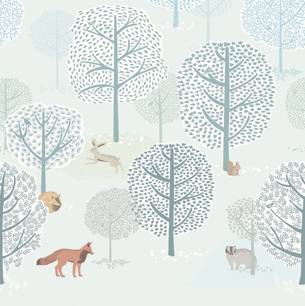 Tapete Forest Animals - 399116