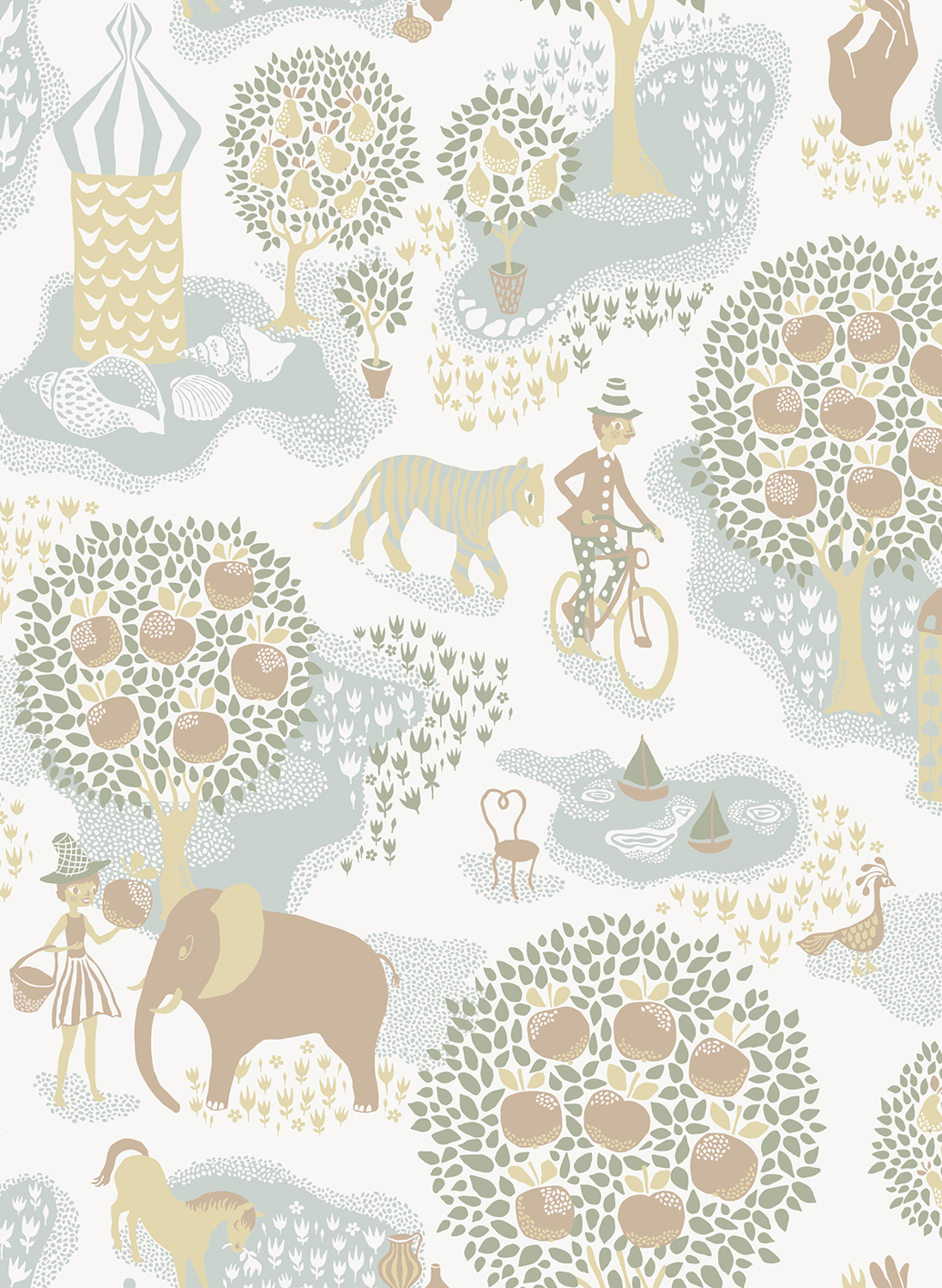 Tapete Jardin de la Vie - Multi