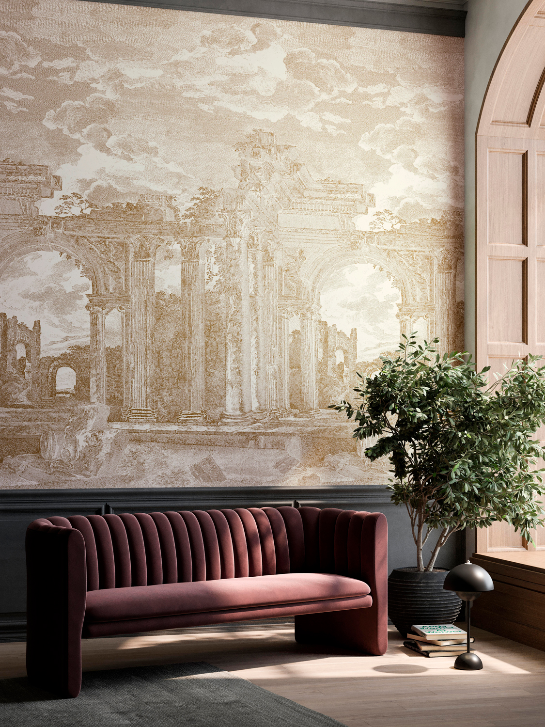 Wandbild Rovine - Toffee