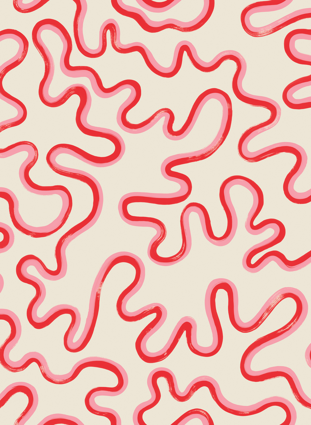 Carta da parati Rainforest Squiggle