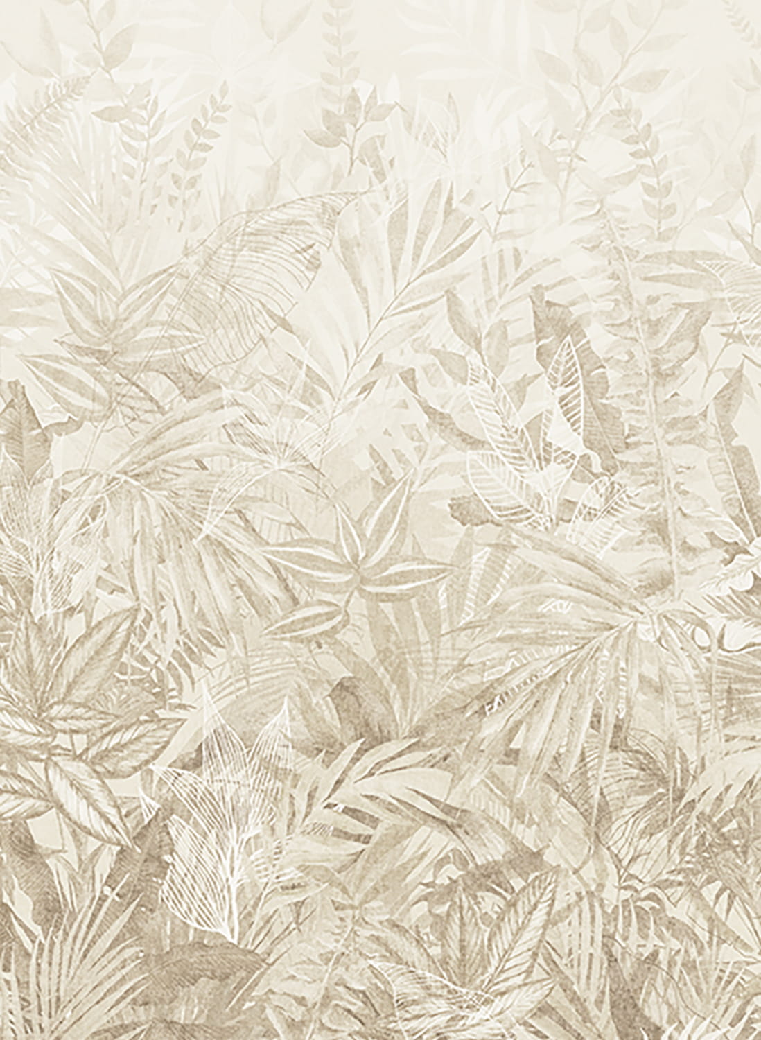 Wandbild Linen Leaves - 350703