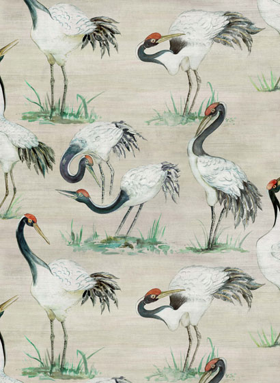 Tapete Cranes - Linen