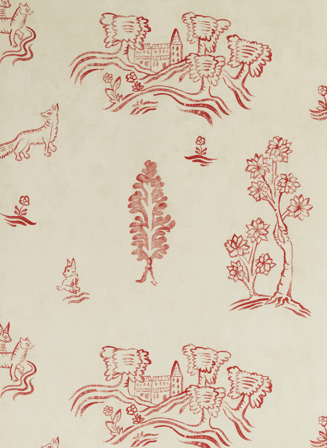 Tapete Wychwood - Huntsman Red