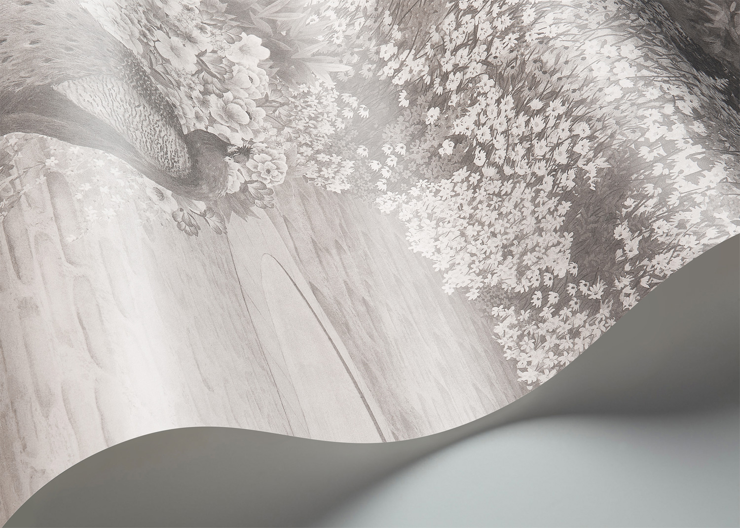 Wandbild Idyll - Platinum Pearl