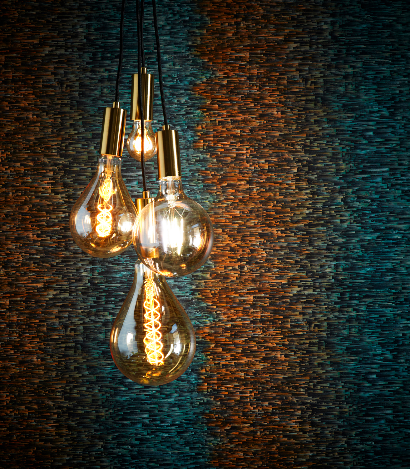 Tapete Ombre - Teal/ Spice