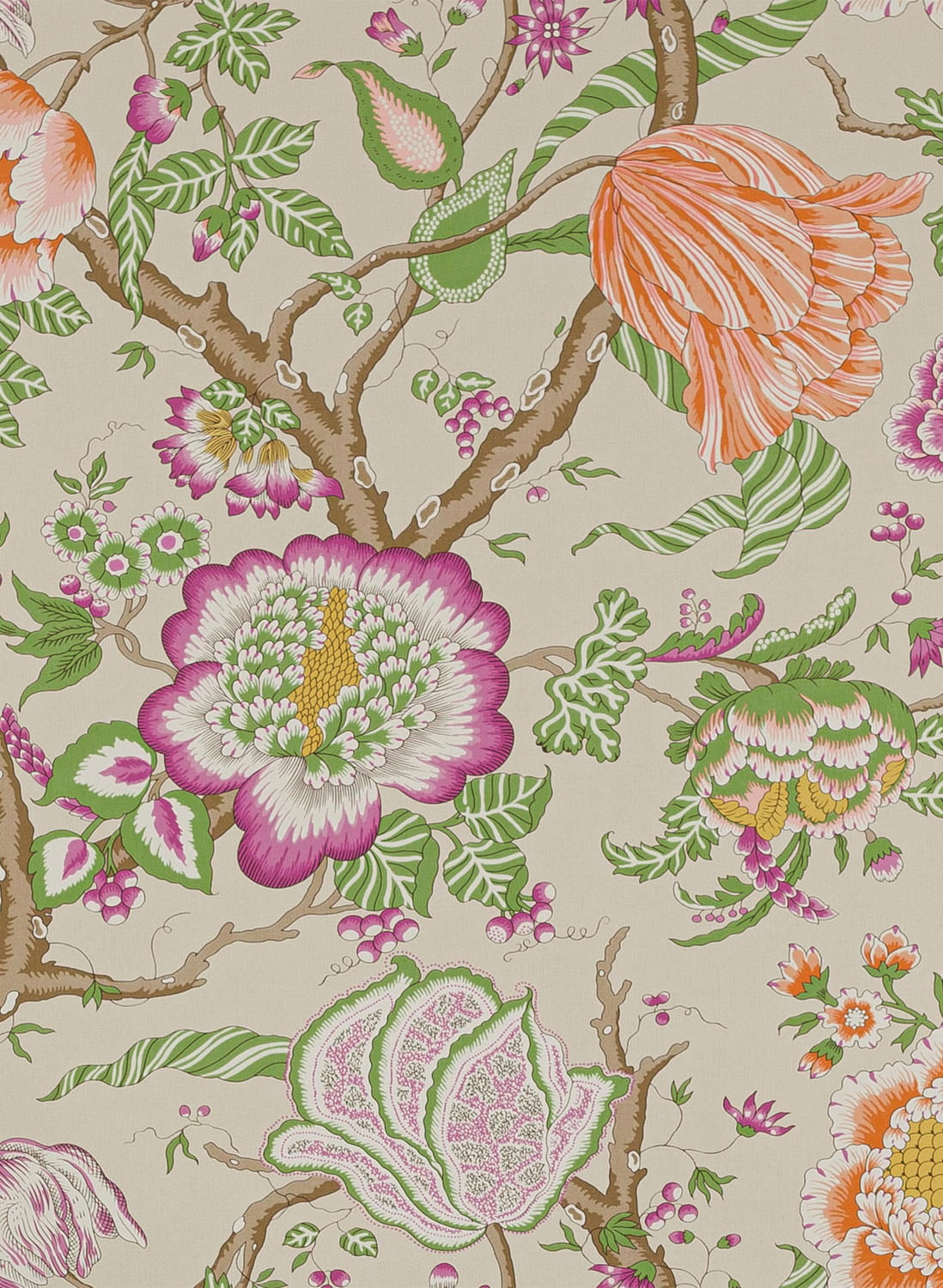 Tapete Brahmane - Pivoine