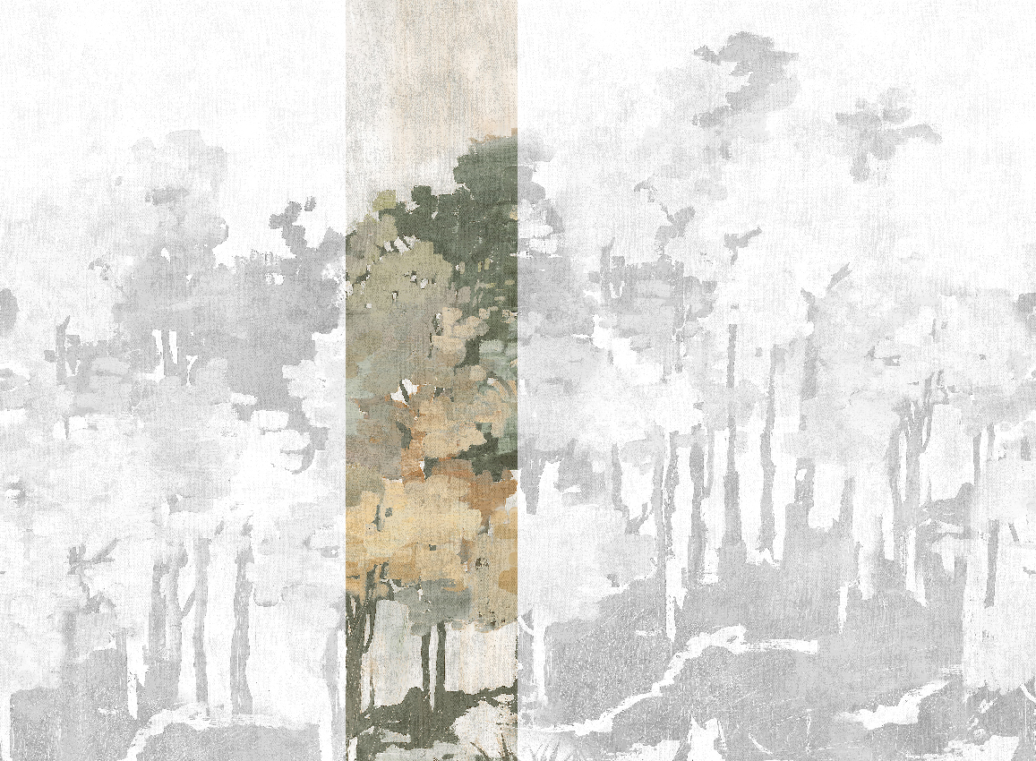 Wandbild Funes - Sepia Panel 3
