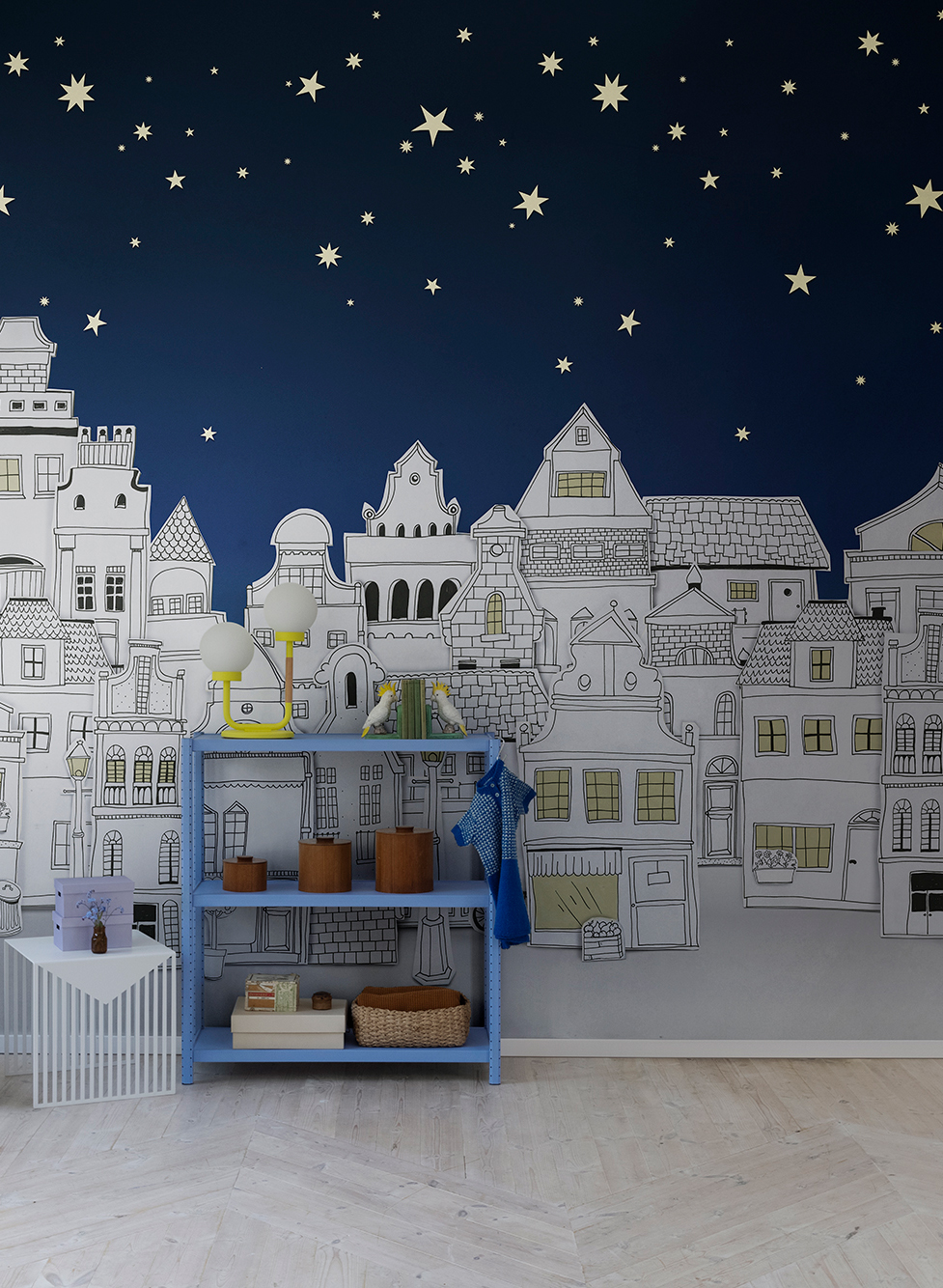 Wandbild Star Town