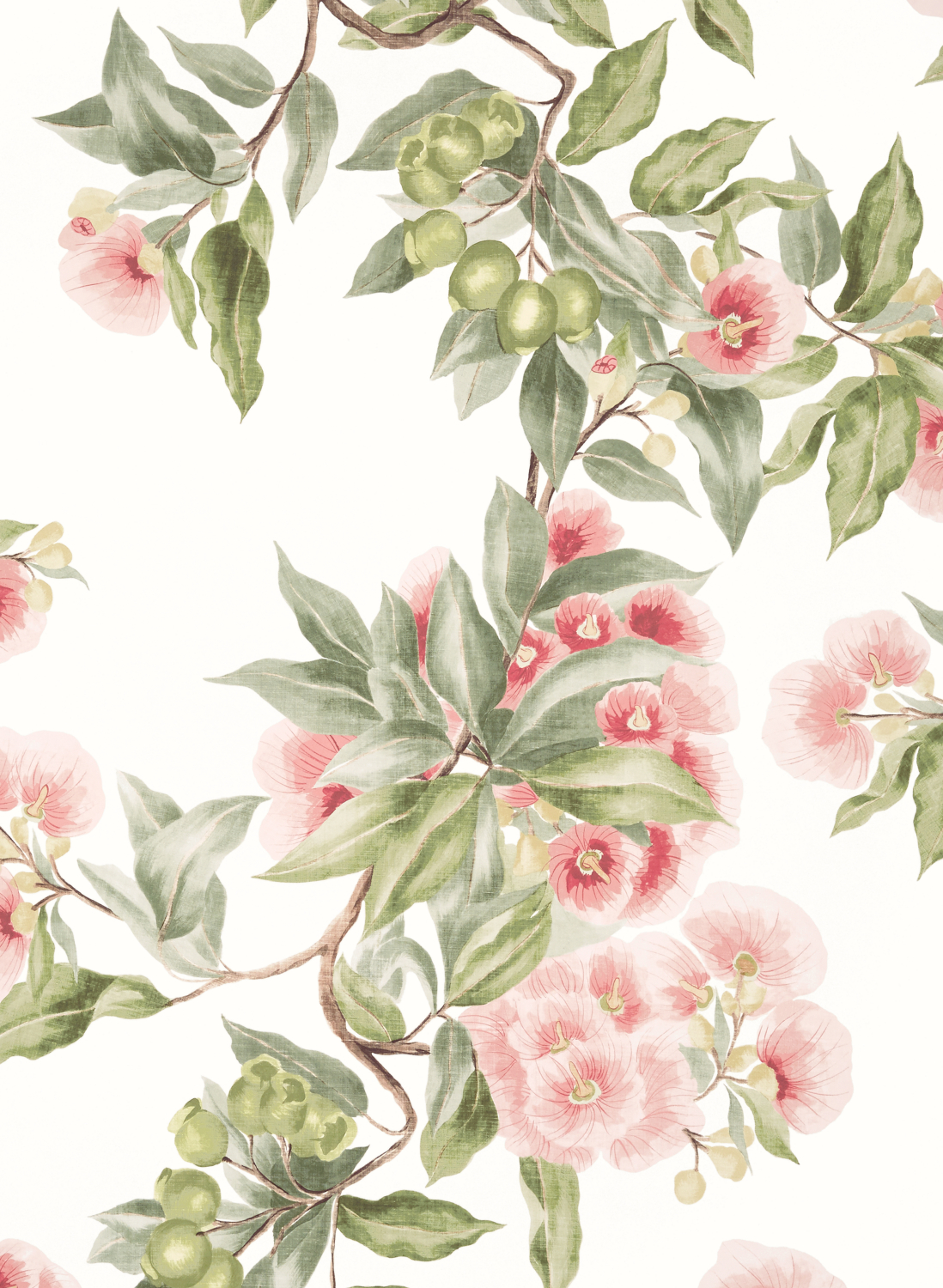Tapete Camellia Garden - Coral