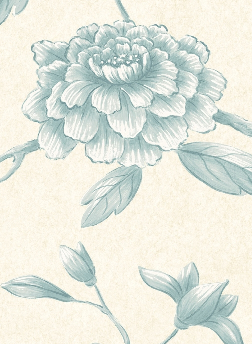 Tapete Jasper Peony - Aqua
