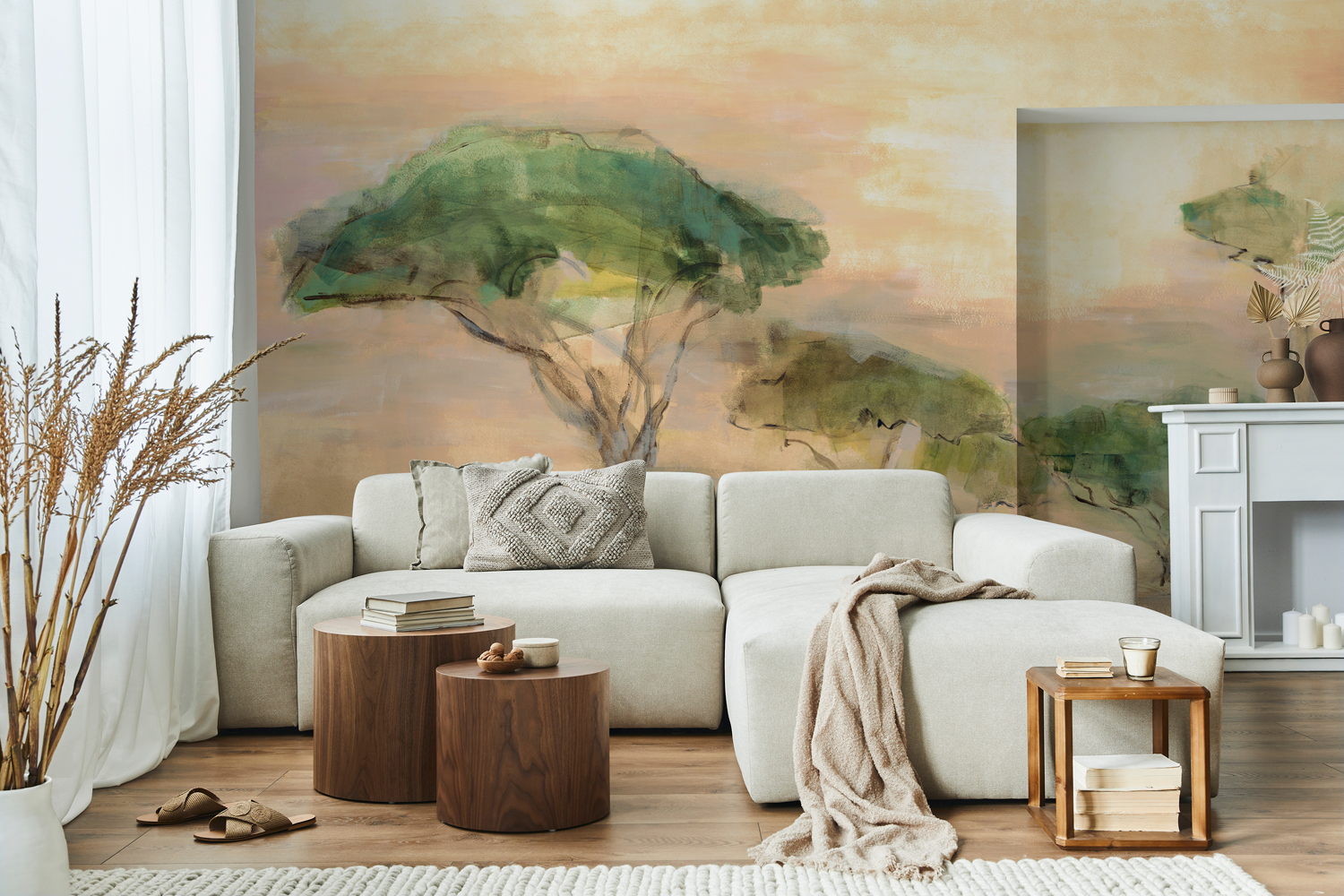 Wandbild Serengueti - Ocre